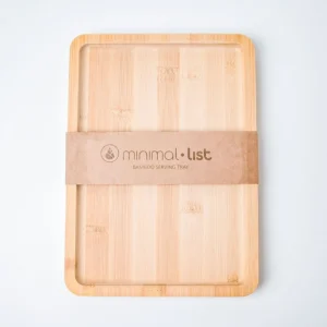 Minimal List Ορθογώνιος Δίσκος από Bamboo