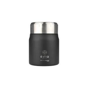 Estia Ανοξείδωτο Δοχείο Φαγητού – Midnight Black 500ml