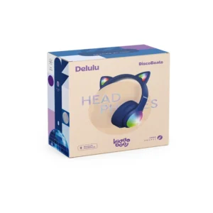 Kiddoboo Delulu Ασύρματα Ακουστικά Bluetooth DiscoBeats Blue
