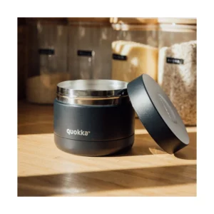 Quokka Whim Ανοξείδωτο Ισοθερμικό Φαγητοδοχείο Black 600ml