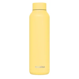 Quokka Solid Ανοξείδωτο Ισοθερμικό Μπουκάλι Light Yellow 630ml