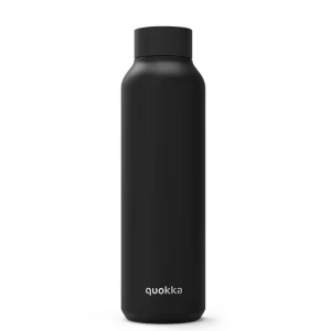 Quokka Solid Ανοξείδωτο Ισοθερμικό Μπουκάλι Jet Black 630ml